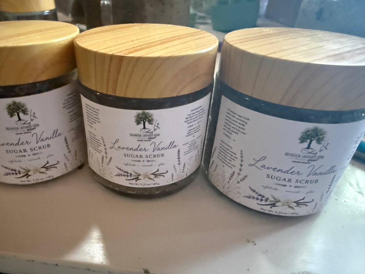 Lavender Vanilla Bean Sugar Scrub