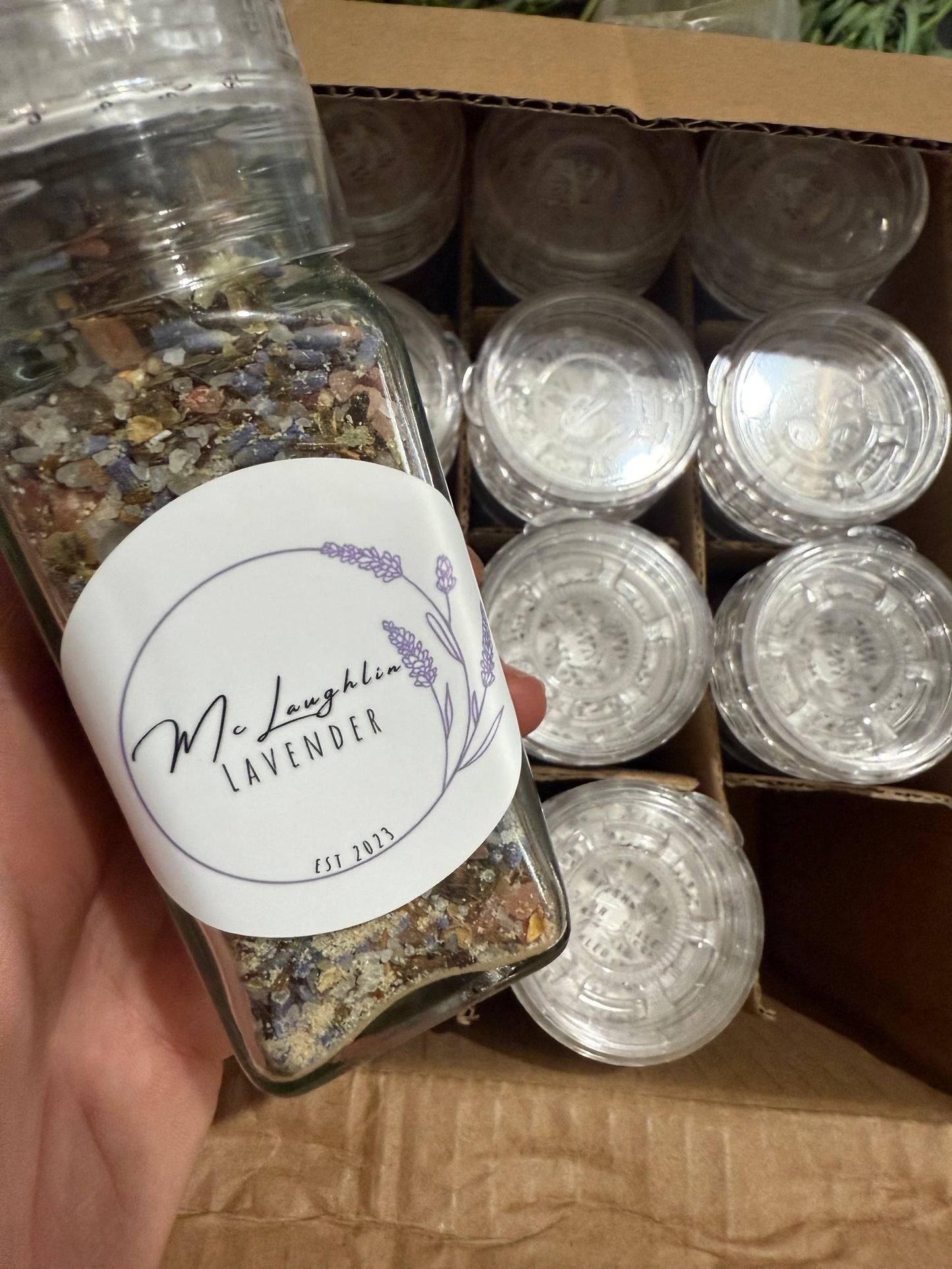 Lavender Salt Grinder