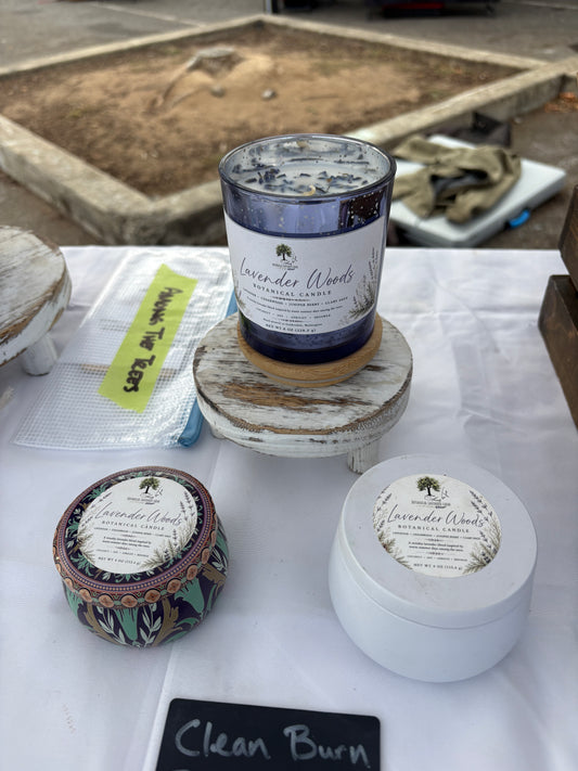 Tin Beeswax Candle