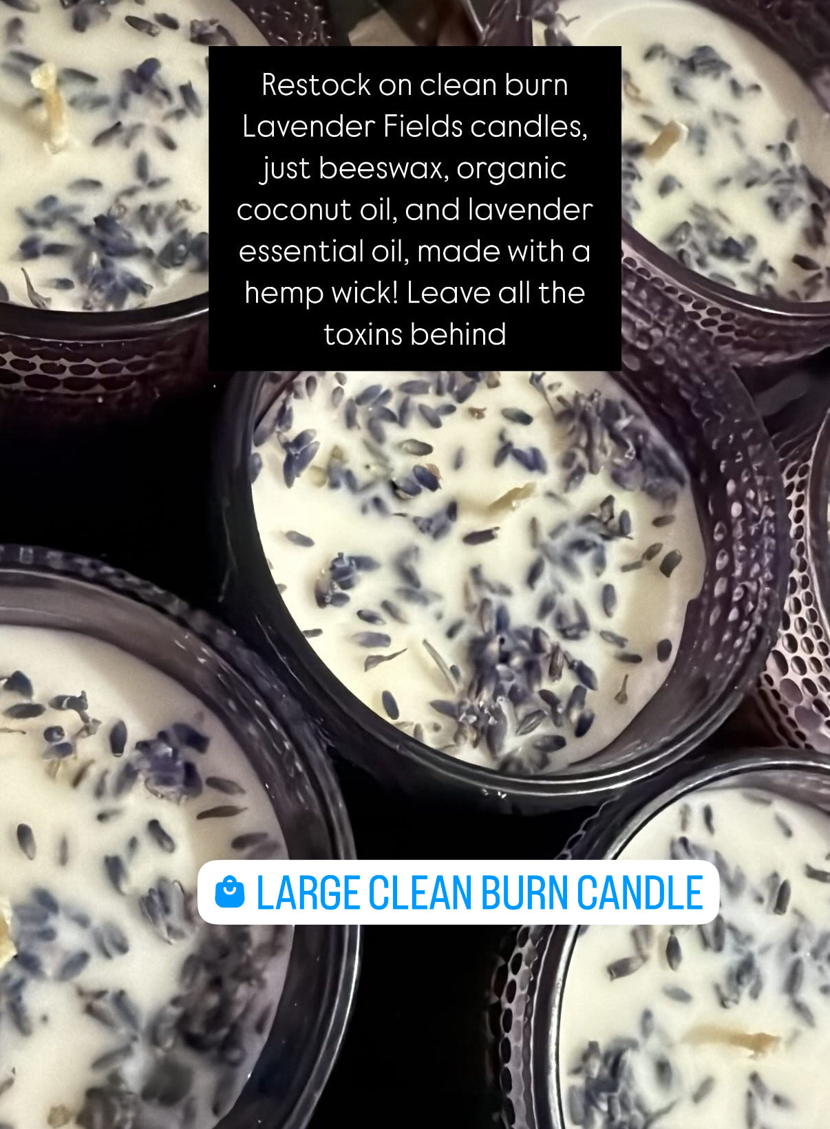 Large Clean Burn Candle