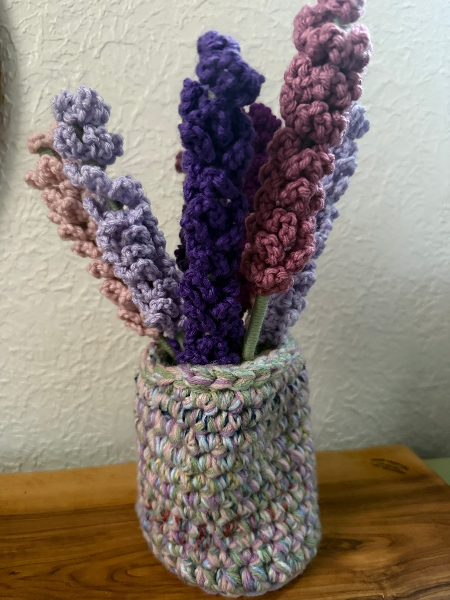 Crochet Lavender Flower